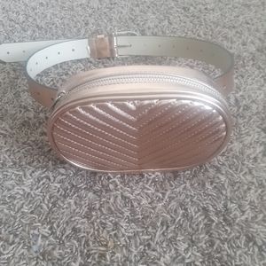 Rose gold fanny pack belt